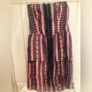 Very cute silk strapless number